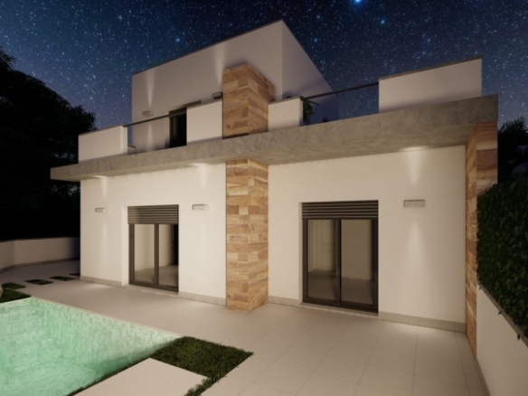 VILLAS PAREADAS LLAVE EN MANO DE OBRA NUEVA EN ROLDAN