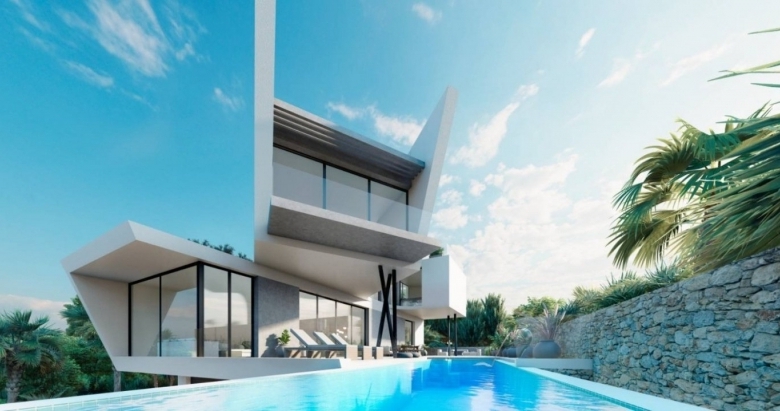 VILLA DE LUJO DE OBRA NUEVA EN CAMPOAMOR.