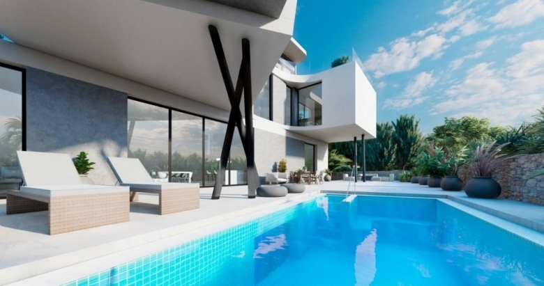 VILLA DE LUJO DE OBRA NUEVA EN CAMPOAMOR.