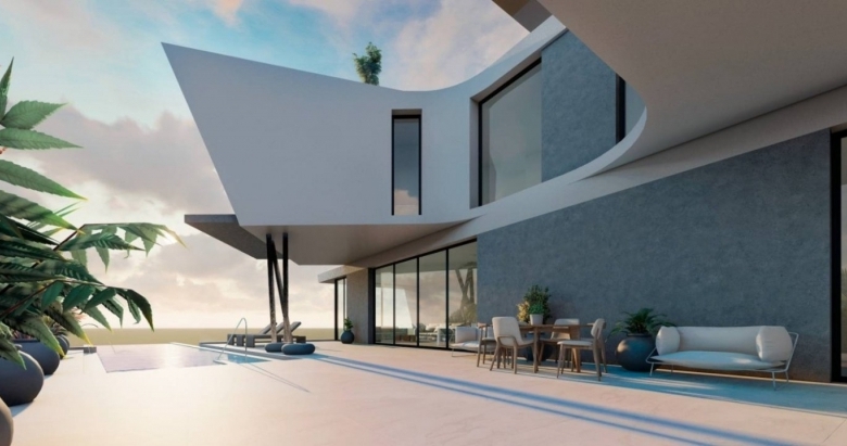 VILLA DE LUJO DE OBRA NUEVA EN CAMPOAMOR.