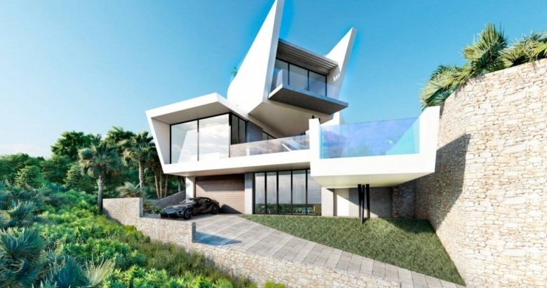 VILLA DE LUJO DE OBRA NUEVA EN CAMPOAMOR.