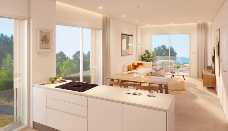 ÁTICO DE NUEVA CONSTRUCCIÓN DE 2 DORM. CON SOLARIUM PRIVADO EN PILAR DE LA HORADADA