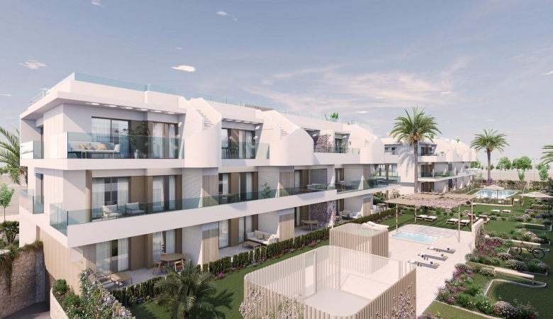 APARTAMENTO NUEVO DE PLANTA BAJA DE 2 DORM. CON JARDÍN PRIVADO EN PILAR DE LA HORADADA