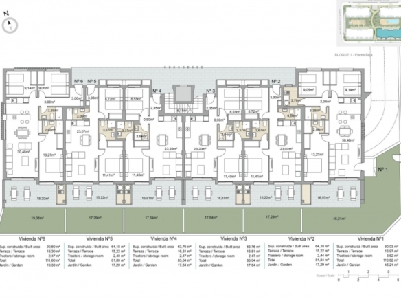APARTAMENTO NUEVO DE PLANTA BAJA DE 2 DORM. CON JARDÍN PRIVADO EN PILAR DE LA HORADADA