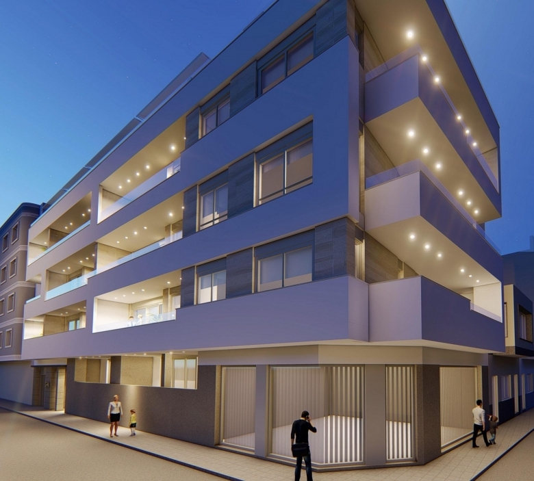 APARTAMENTO DE 2 DORMITORIOS DE NUEVA CONSTRUCCION A SOLO 5 MIN. DE LA PLAYA EN TORREVIEJA