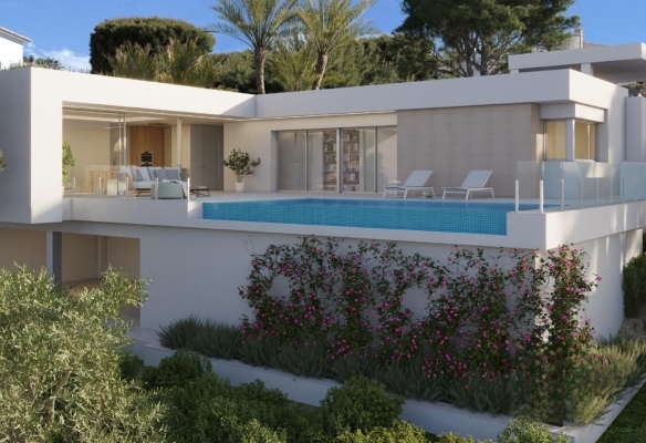 VILLA DE OBRA NUEVA CON VISTAS AL MAR EN CUMBRE DEL SOL