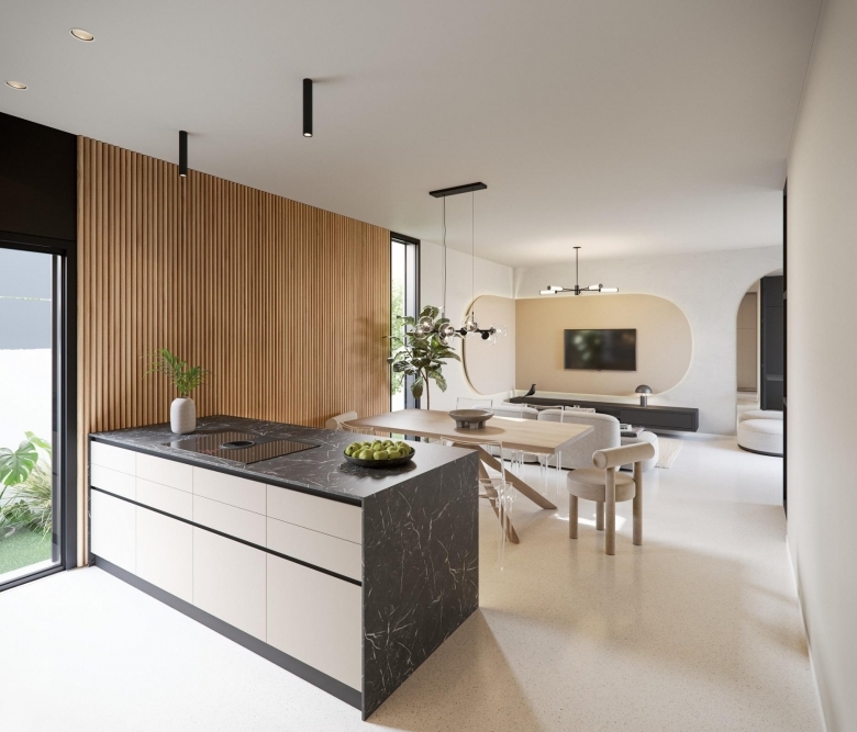 MAGNIFICA VILLA DE NUEVA CONSTRUCCIÓN EN UNA SOLA PLANTA EN SAN MIGUEL DE SALINAS