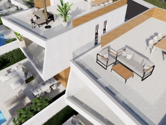 VILLA DE 3 DORMITORIOS DE NUEVA CONSTRUCCIÓN EN PILAR DE LA HORADADA EN EL CAMPO DE GOLF.