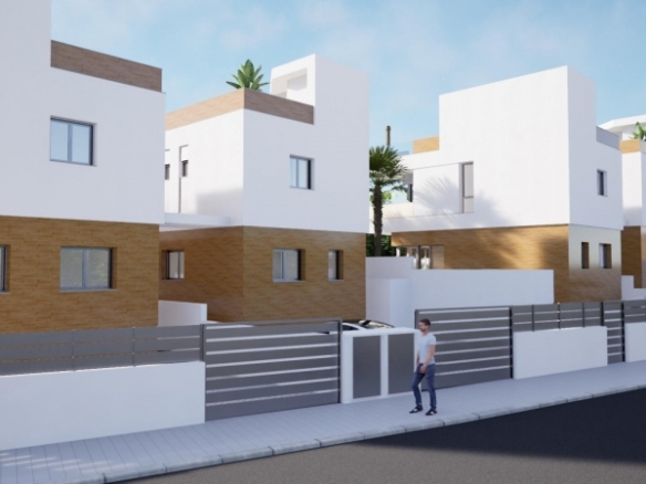 VILLA DE 3 DORMITORIOS DE NUEVA CONSTRUCCIÓN EN PILAR DE LA HORADADA EN EL CAMPO DE GOLF.