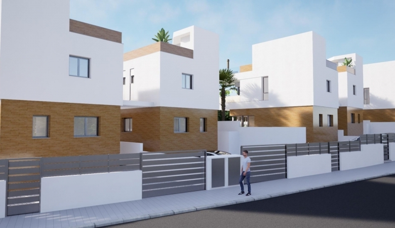 VILLA DE 3 DORMITORIOS DE NUEVA CONSTRUCCIÓN EN PILAR DE LA HORADADA EN EL CAMPO DE GOLF.