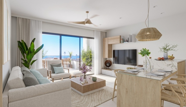 APARTAMENTO DE PLANTA BAJA EN PRIMERA LÍNEA DE PLAYA EN SAN PEDRO DEL PINATAR