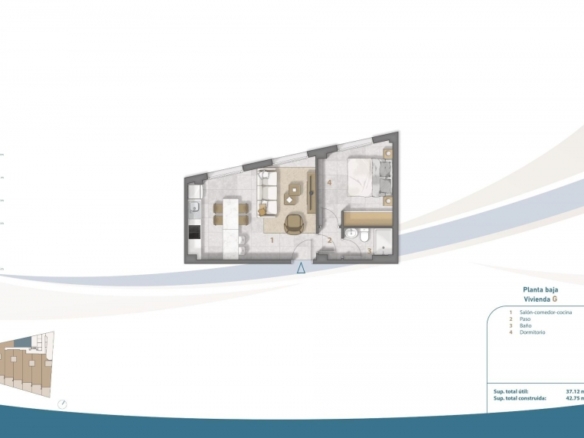 APARTAMENTO DE PLANTA BAJA EN PRIMERA LÍNEA DE PLAYA EN SAN PEDRO DEL PINATAR