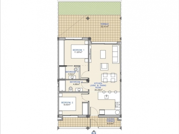 APARTAMENTO DE NUEVA CONSTRUCCIÓN EN RESORT DE GOLF EN LOS ALCAZARES