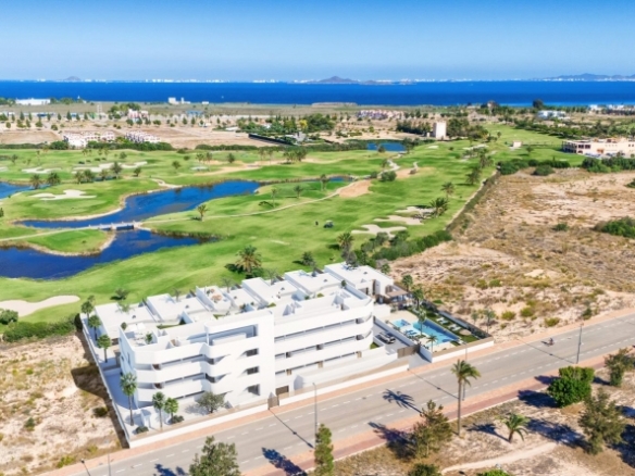 APARTAMENTO DE NUEVA CONSTRUCCIÓN EN RESORT DE GOLF EN LOS ALCAZARES