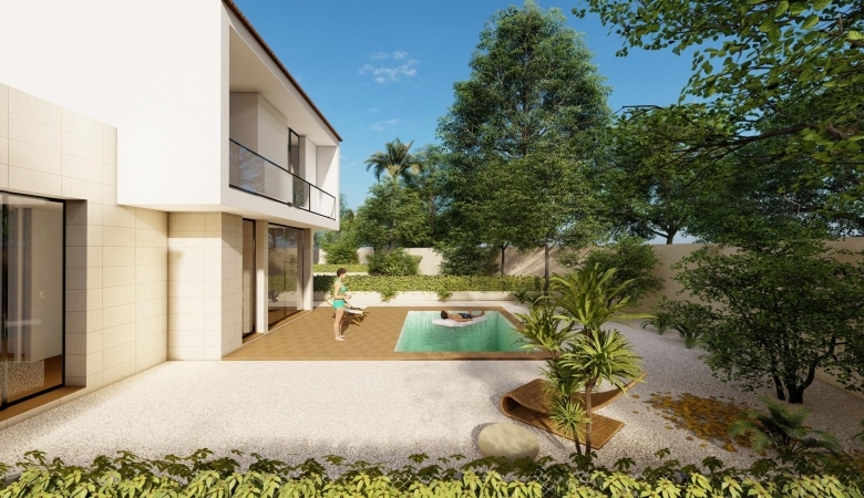 Chalet independiente con piscina privada en La Nucia