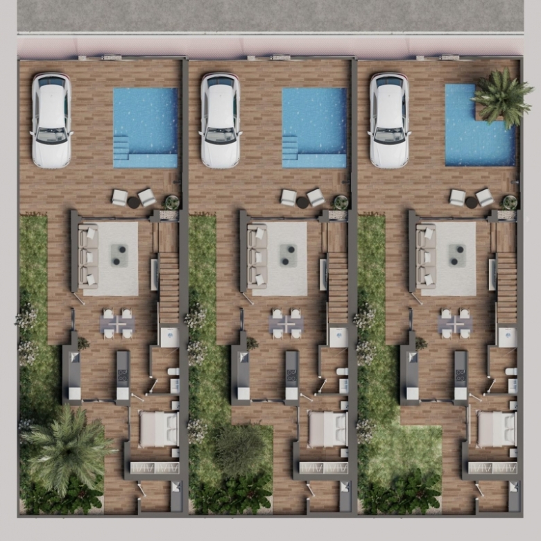 Chalet a la venta con piscina privada en San Pedro del Pinatar