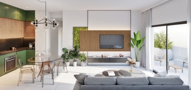 Apartamento de planta baja con 3 dormitorios a la venta en San Miguel de Salinas(Alicante)