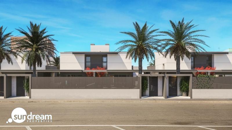Pareado a la venta de 3 dormitorios en los Nietos, La Manga del Mar Menor.