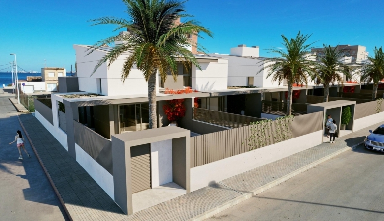 Pareado a la venta de 3 dormitorios en los Nietos, La Manga del Mar Menor.