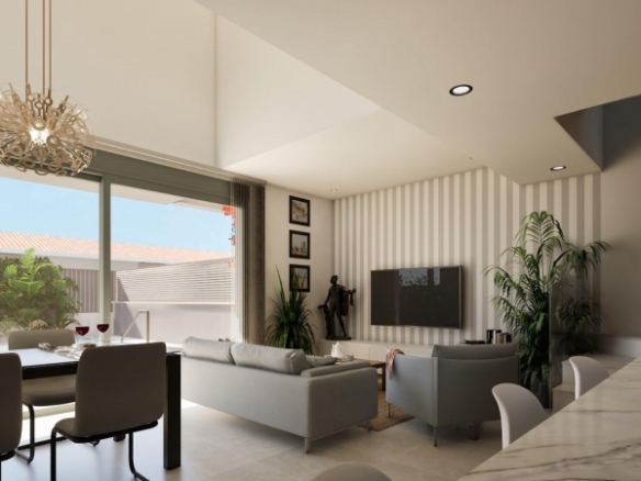 Pareado a la venta de 3 dormitorios en los Nietos, La Manga del Mar Menor.