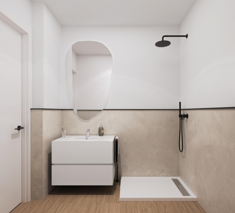 Bungalow de planta alta de 2 dormitorios con solarium privado a la venta en San Miguel de Salinas