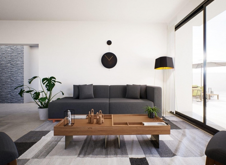 Villa de estilo ibicenco de una sola planta de 3 dormitorios a la venta en Fortuna(Murcia)