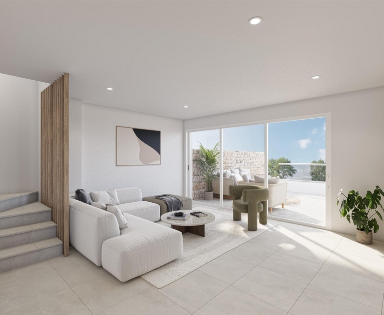 Bungalow de planta alta de 2 dormitorios  en Pilar de la Horadada con piscina privada