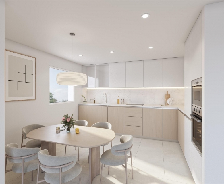 Bungalow de planta alta de 2 dormitorios  en Pilar de la Horadada con piscina privada