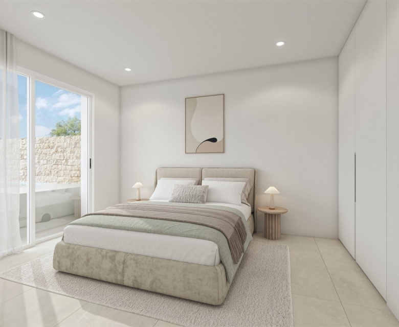 Bungalow de planta alta de 2 dormitorios  en Pilar de la Horadada con piscina privada