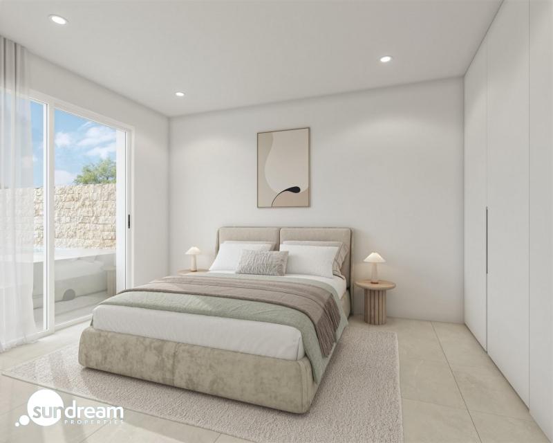 Bungalow de planta alta de 2 dormitorios  en Pilar de la Horadada con piscina privada