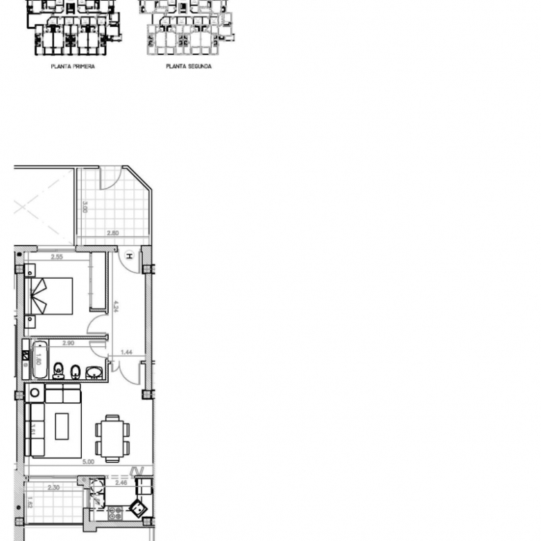 Apartamento de 1 dormitorio a la venta en Lomas de Cabo Roig(Orihuela Costa)