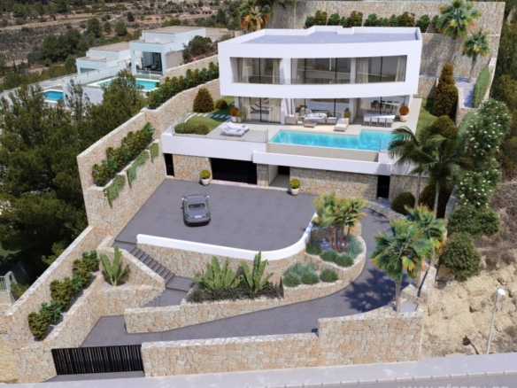 Lujosa Villa de 4 dormitorios a la venta con Vistas al Mar en Calpe