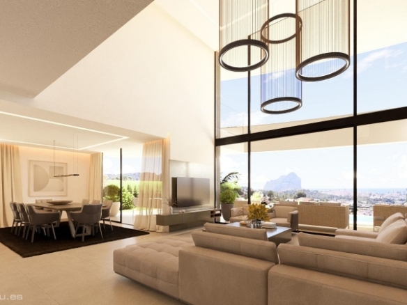 Lujosa Villa de 4 dormitorios a la venta con Vistas al Mar en Calpe
