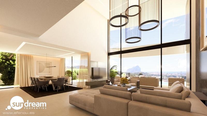 g_40188-15-2 Lujosa Villa de 4 dormitorios a la venta con Vistas al Mar en Calpe