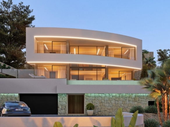 Lujosa Villa de 4 dormitorios a la venta con Vistas al Mar en Calpe