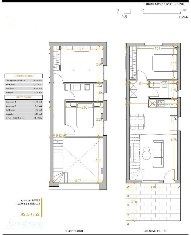 g_40190-20-12 Adosado moderno de nueva construcción con 3 dormitorios a la venta en Orihuela Costa