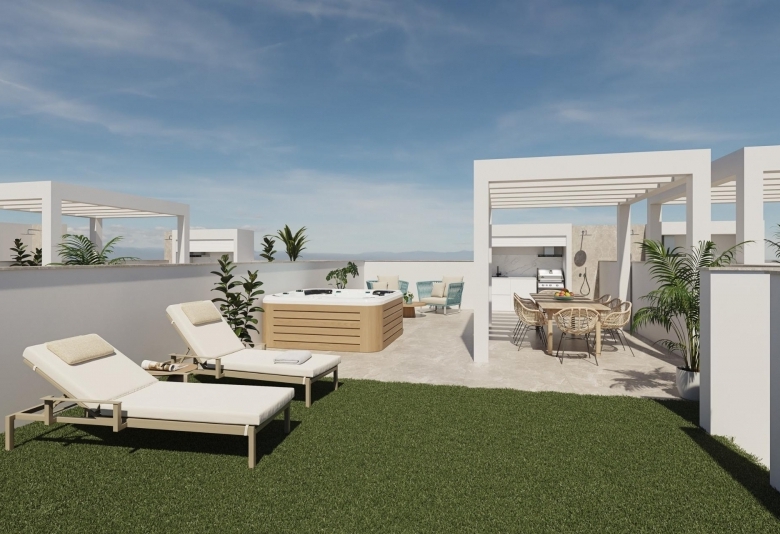 Bungalow de planta baja de 3 dormitorios a la venta en Pilar de la Horadada