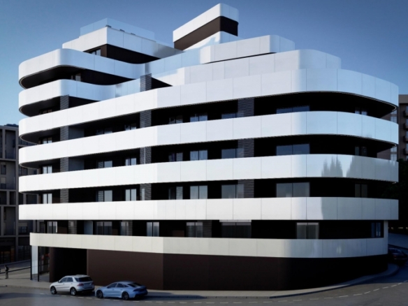Ático de nueva construcción de 1 dormitorio a la venta a pocos pasos de la playa en Calpe.