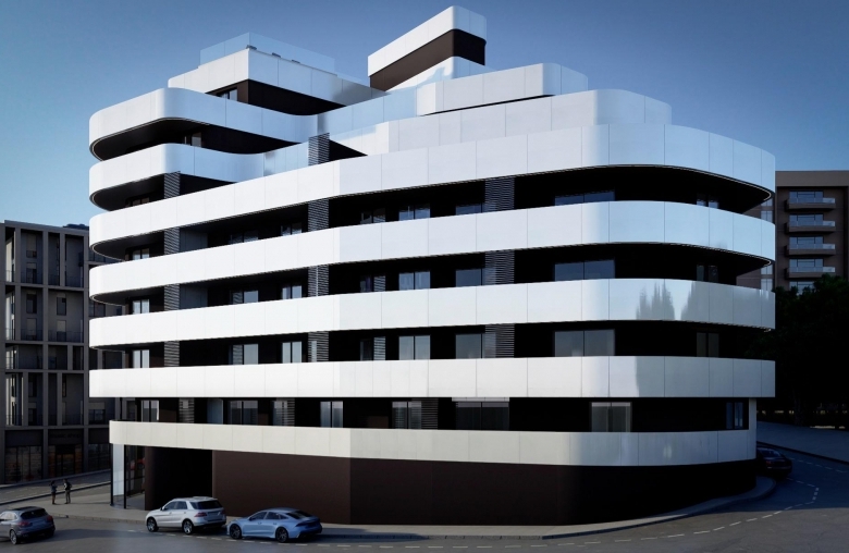 Ático de nueva construcción de 1 dormitorio a la venta a pocos pasos de la playa en Calpe.