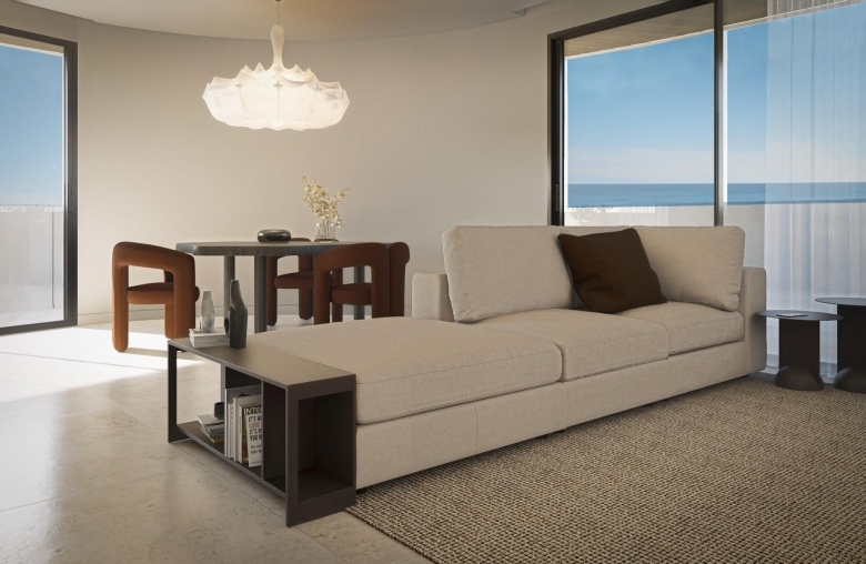 Ático de nueva construcción de 1 dormitorio a la venta a pocos pasos de la playa en Calpe.