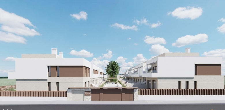 Villa de obra nueva en venta con piscina en Los Alcázares