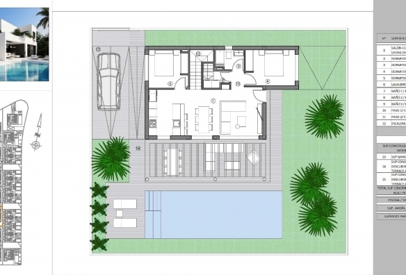 Chalet obra nueva en venta con piscina en Finestrat