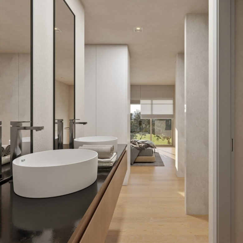 Chalet obra nueva en venta con piscina en Finestrat