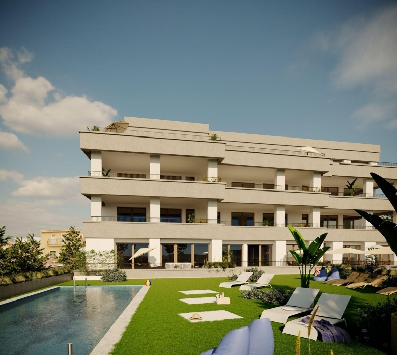 Piso en venta obra nueva y piscina Hondón de Las Nieves