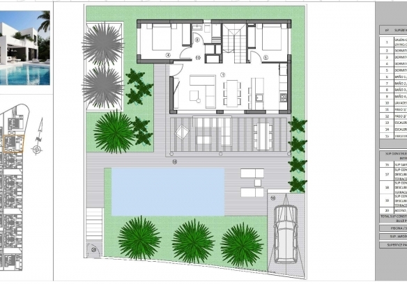 Villa en venta obra nueva con piscina en Finestrat