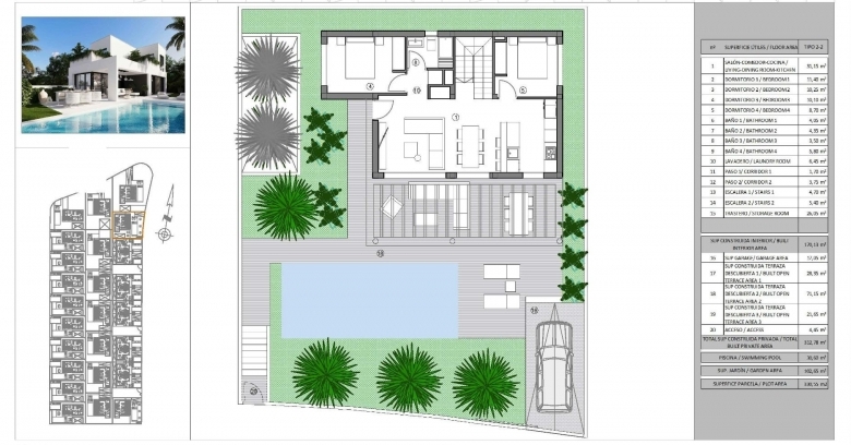 Villa en venta obra nueva con piscina en Finestrat