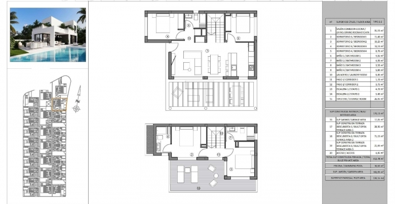 Villa en venta obra nueva con piscina en Finestrat