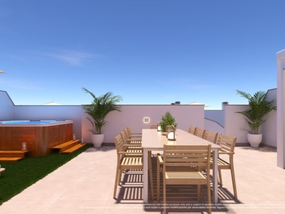 Bungalow en venta obra nueva Torre de la Horadada