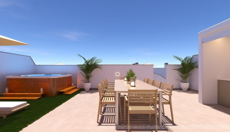 Bungalow en venta obra nueva Torre de la Horadada