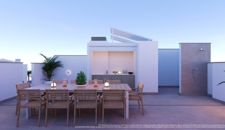 Bungalow en venta obra nueva Torre de la Horadada